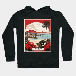 Okinawa Japan Travel Vintage Tourism Poster Hoodie